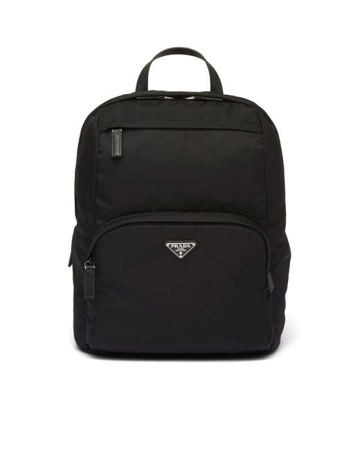 Prada Black Backpacks for men