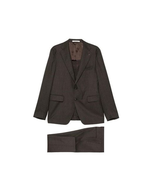 Tagliatore Black Suits for men