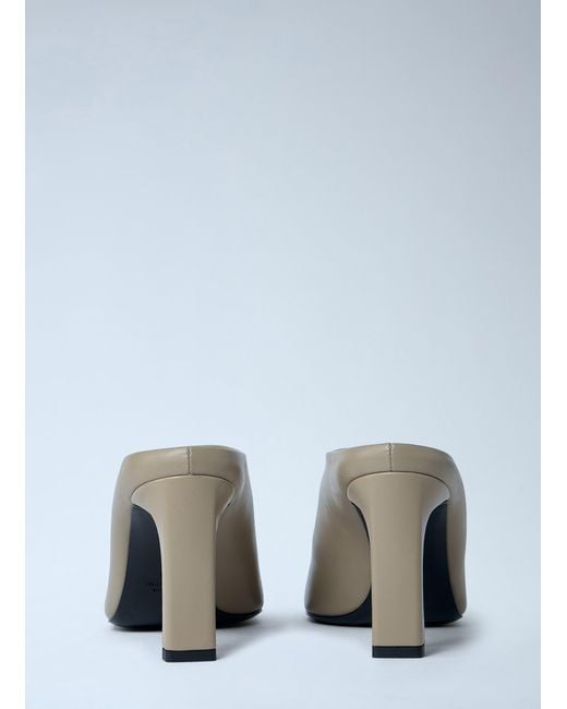 Totême Gray Bar Mules