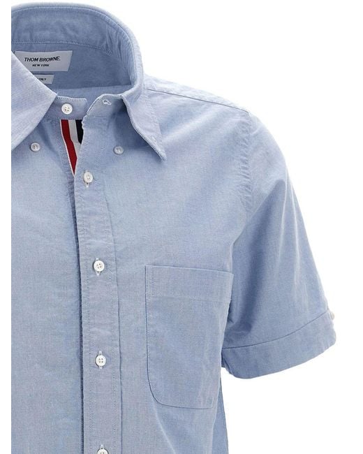 Thom Browne Blue Button Down' Shirt for men