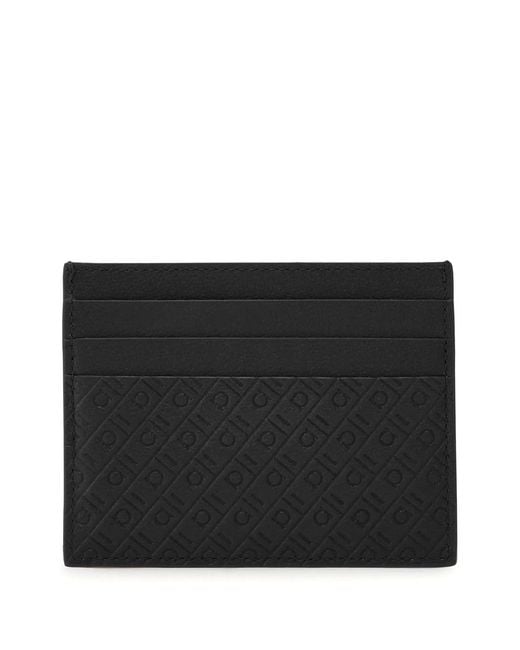 Ferragamo Black Monogram Card Holder for men