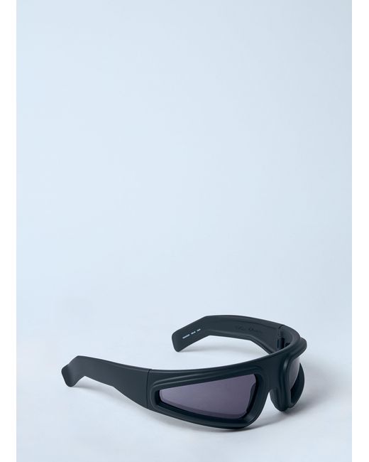 Rick Owens Blue Ryder Sunglasses