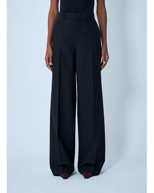 Gucci Blue Tailored Wool Pants