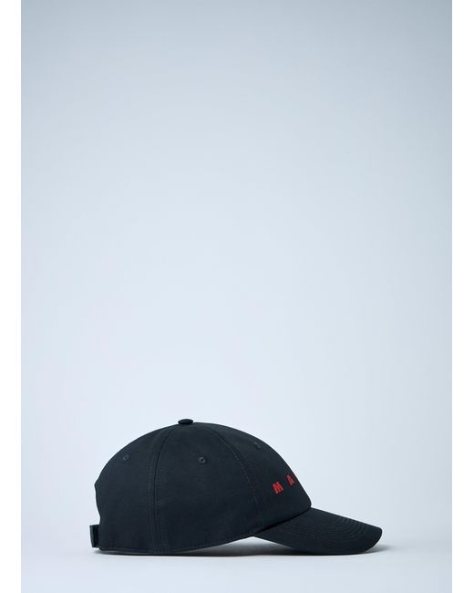 Marni Blue Logo Motif Baseball Cap for men
