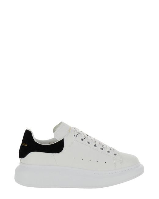 Alexander McQueen White Sneakers With Logo On The Tongue And Logo Lettering On The Rear for men