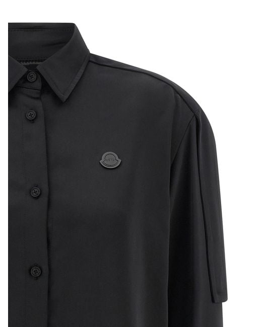 Moncler Genius Black Polyester Blouse