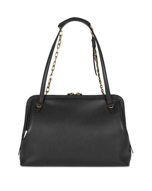 Etro Black Doc Medium Shoulder Bag
