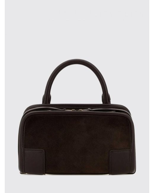 Loewe Black Amazona Suede Bag
