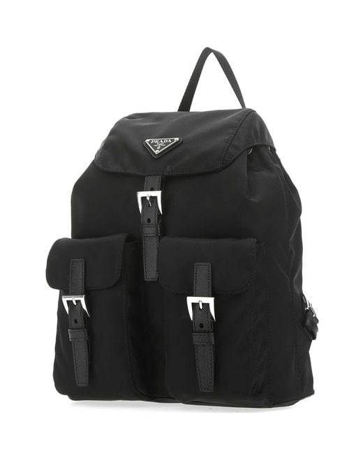 Prada Black Re-Nylon Small Backpack