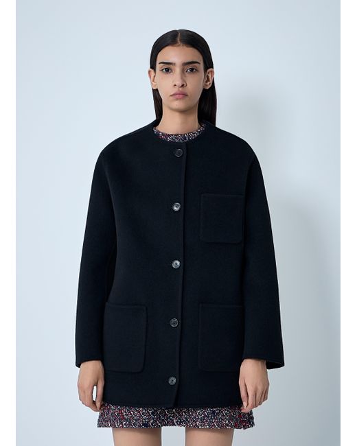 Gucci Blue Wool Coat