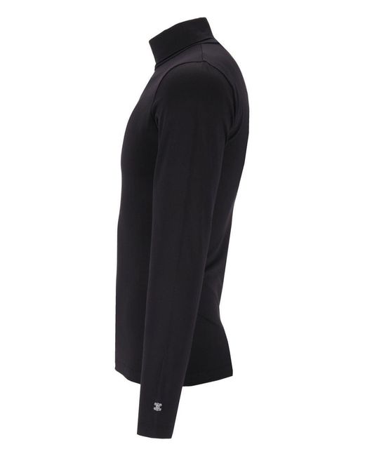 Céline Black High Neck Top for men