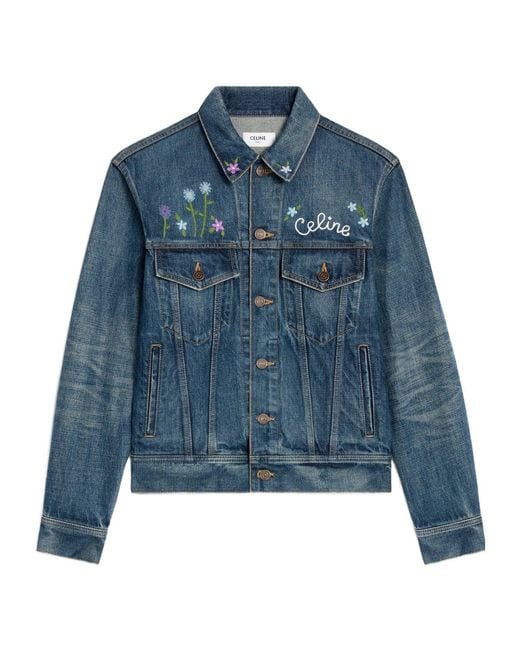 Céline Blue 70S Jacket