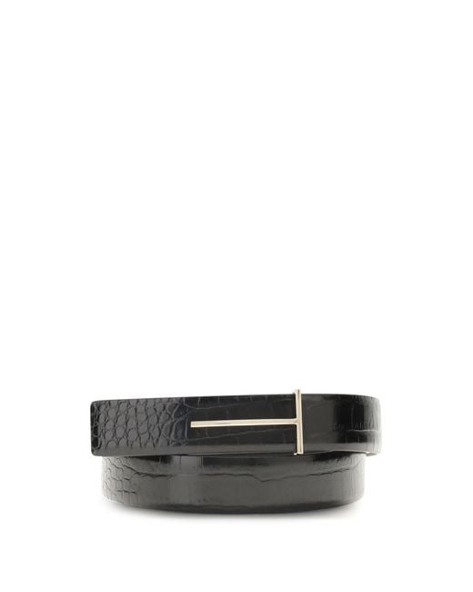 Tom Ford White Belts E Braces