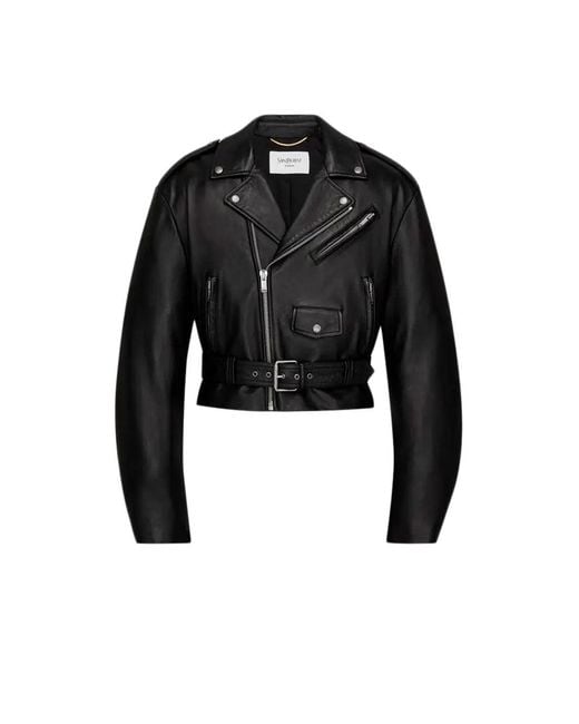 Saint Laurent Black Leather Jacket
