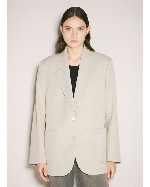 Our Legacy Natural Clasp Blazer