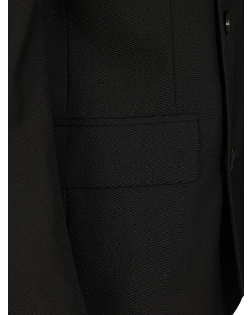 Céline Black Tailored Wool Gabardine Jacket