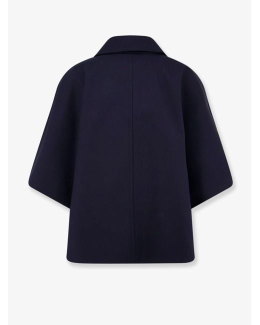 Max Mara Blue Jackets Cotone