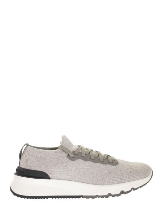 Brunello Cucinelli White Runners for men