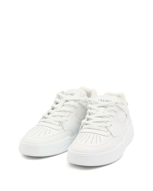 Céline White Trainer Leather Sneakers for men