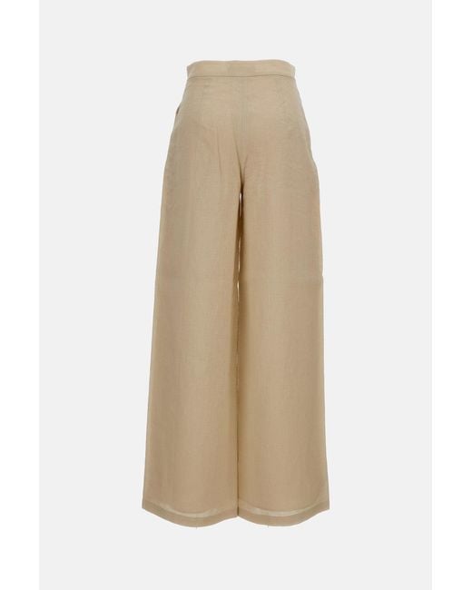 Max Mara Natural Tapioca Trousers