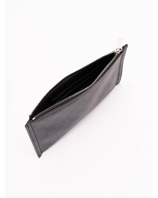 Gucci Gray 'Gg Core' Pouch for men