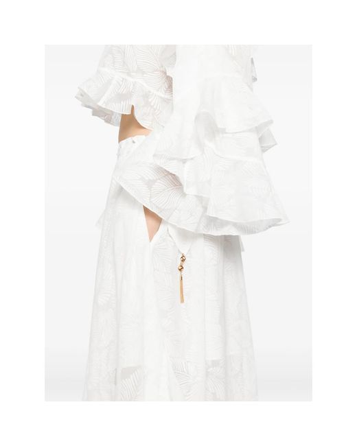 Zimmermann White Skirts
