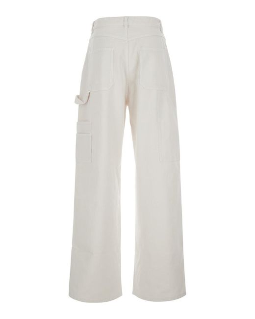 Phoebe Philo White Carpenter Jeans