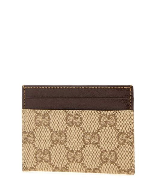 Gucci Brown Int 463 Card Case for men