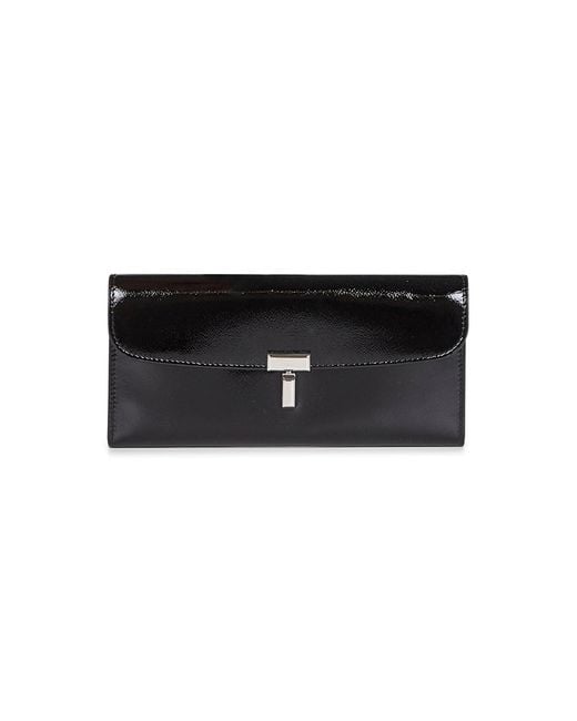 Totême  Black T-Lock Wallet