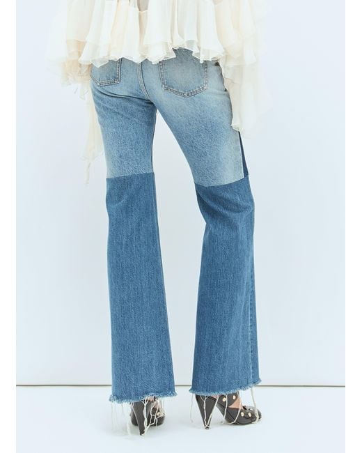 Chloé Blue Chloã Flared Patchwork Jeans
