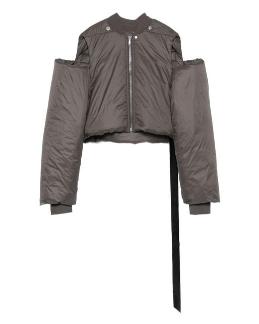 Rick Owens Gray Winter Jackets