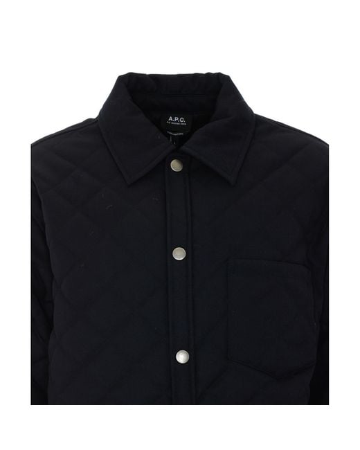 A.P.C. Blue Georges Blouson for men