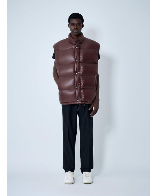 Prada Purple Re-Nylon Down Vest for men