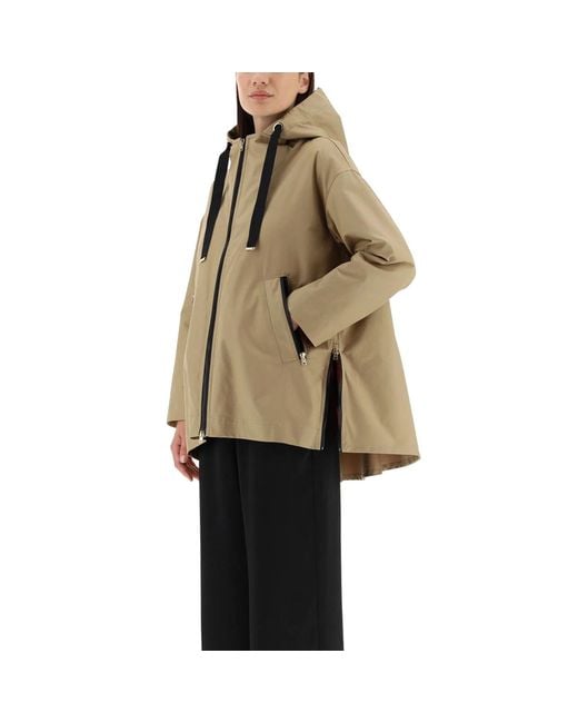 Herno Natural Flared Jacket