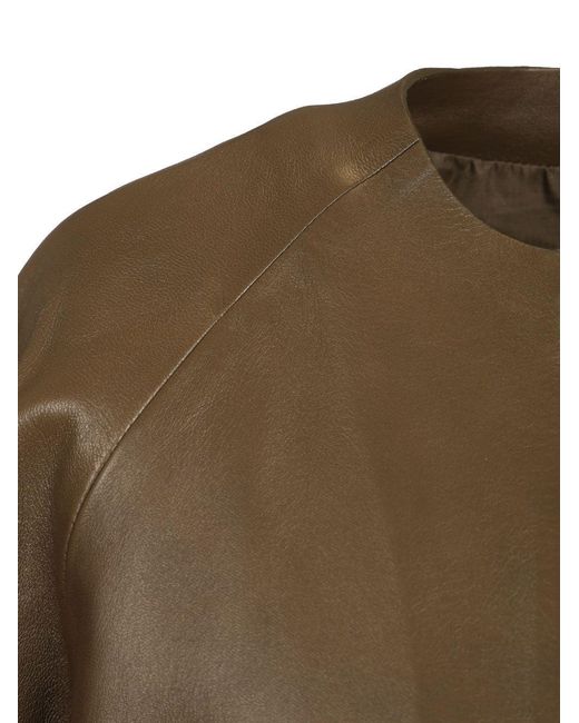 Max Mara Green Crew Neck Jacket