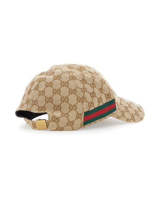 Gucci Natural Gg + Web Baseball for men