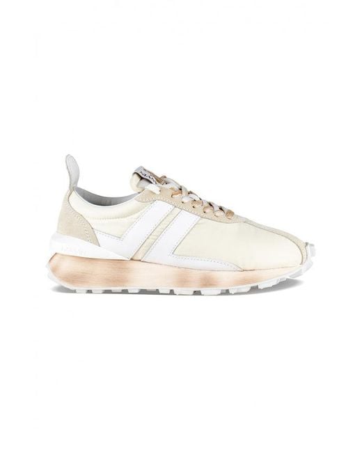 Lanvin White Nylon Running Sneakers for men