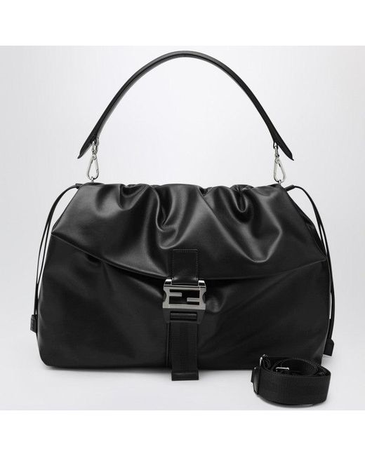Fendi Black Flux Maxi Messenger for men