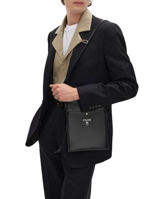 Céline Black Sharp Pouch Take Away for men