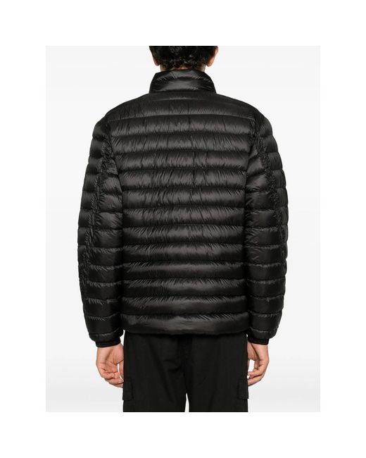 C P Company Black Short Down Jacket for men