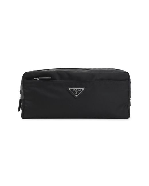 Prada Black Re-Nylon Pouch for men