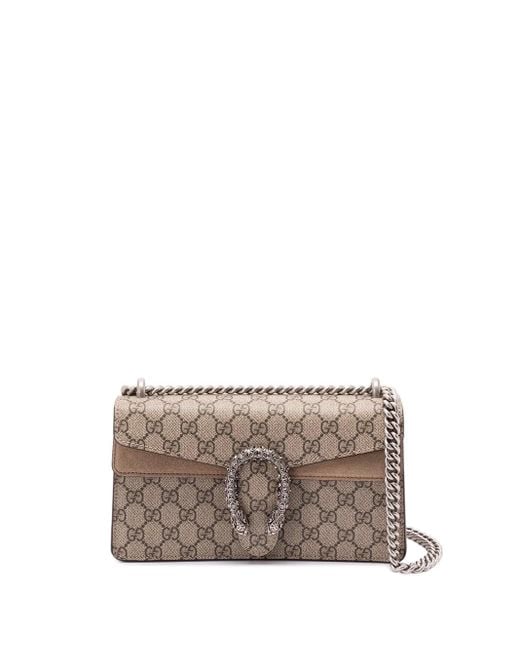 Gucci Gray 'Dionysus' Small Shoulder Bag