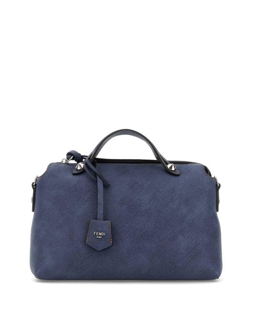 Fendi Blue Leather Medium By The Way Handbag