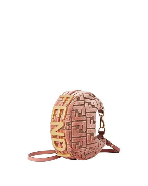 Fendi Pink Graphy Mini Hobo