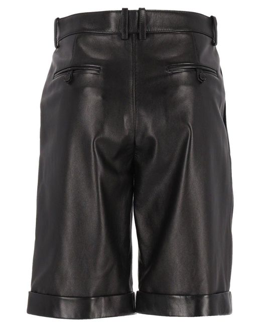 Saint Laurent Black Bermuda
