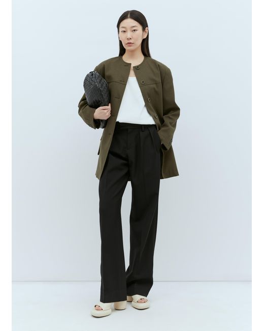 Max Mara Green Woven Jacket