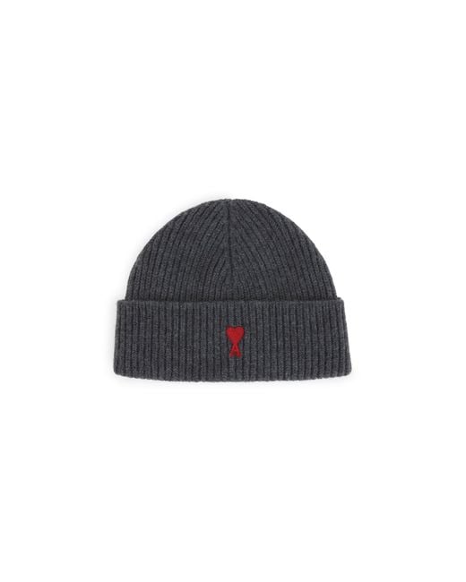AMI Blue Adc Beanie for men