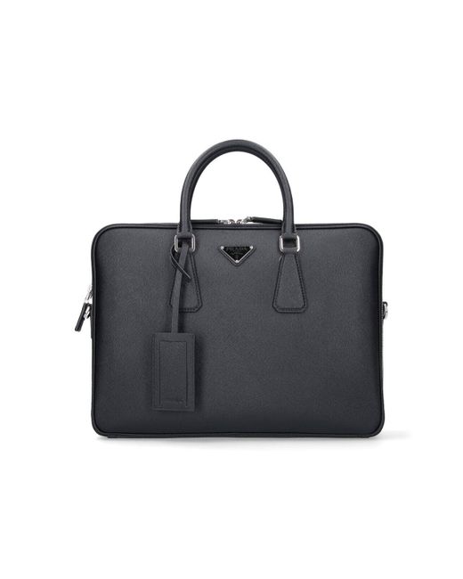 Prada Black Work Bag for men