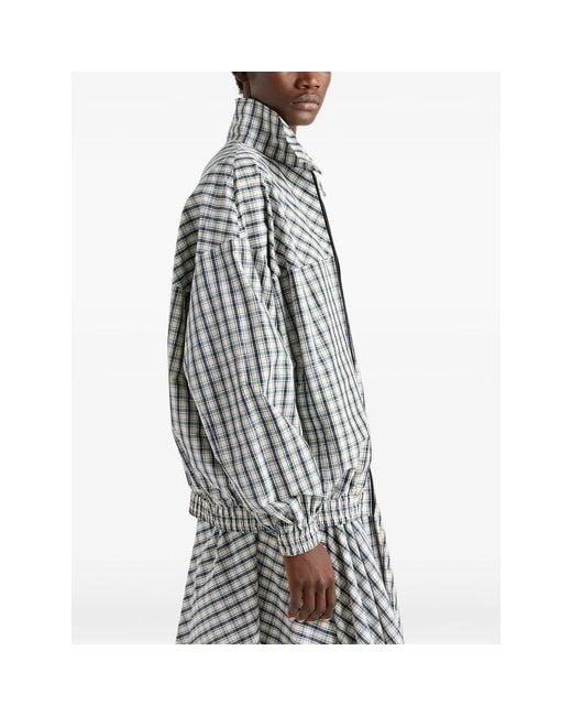 Prada Gray Neutrals Jackets