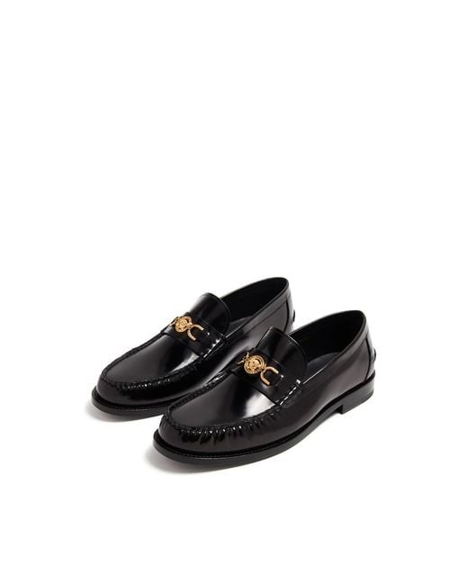 Versace Black Loafers for men